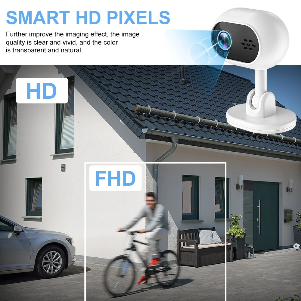 1080P Indoor Hd Surveillance Camera, Voice Intercom, Baby Monitoring, Anti-Theft Warning, Hd Infrared Night Vision