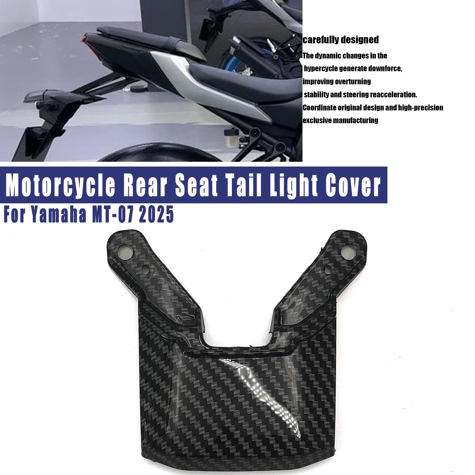 Couvercle Protection Feu Arrière Fibre De Carbone Pour MT-10/FZ-10 2016-2018