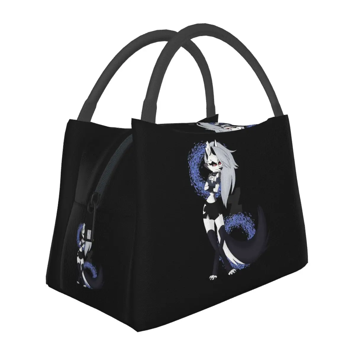 

Helluva Boss Loona Lunch Bags Insulated Bento Box Leakproof Lunch Tote Picnic Bags Cooler Thermal Bag for Woman Girl Work