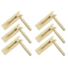 6 pcs  Educational Toys Hand Percussion for Kids Wooden Ratchet Noise Makers 1