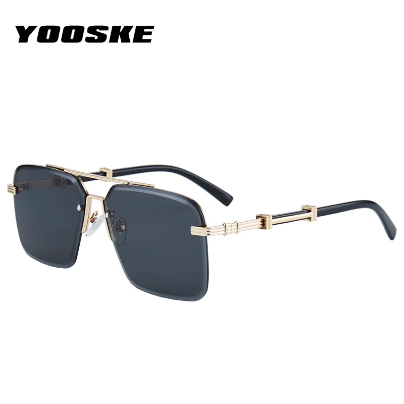 YOOSKE  2023 High Quality Metal Women's Sunglasse Sport Driving Men Polarized Sun Glasses Eyewear Ladies Luxury Brand Designer E