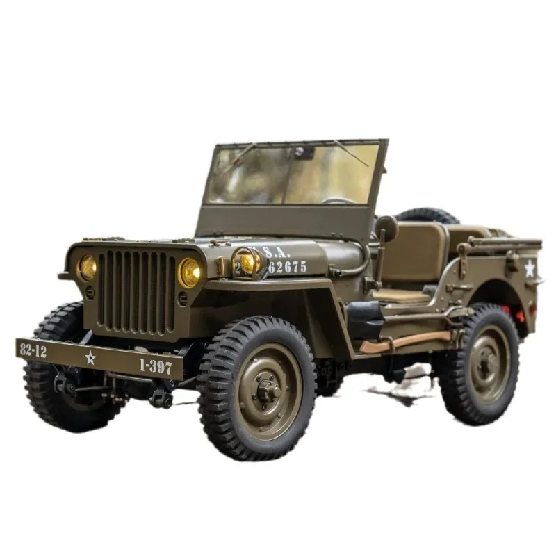 1: 12fms Car Model Willis Remote-controlled Off-road Electric Rc Climbing Car Simulation Model Ornament Toy Gift remote control car