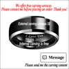 TUSSTEN-Alliance en Tungstène pour Homme et Femme, Bague Gravure Laser, Poli Bombé, Grande Fabrication, Coupe Confortable, Livraison Directe, 10mm