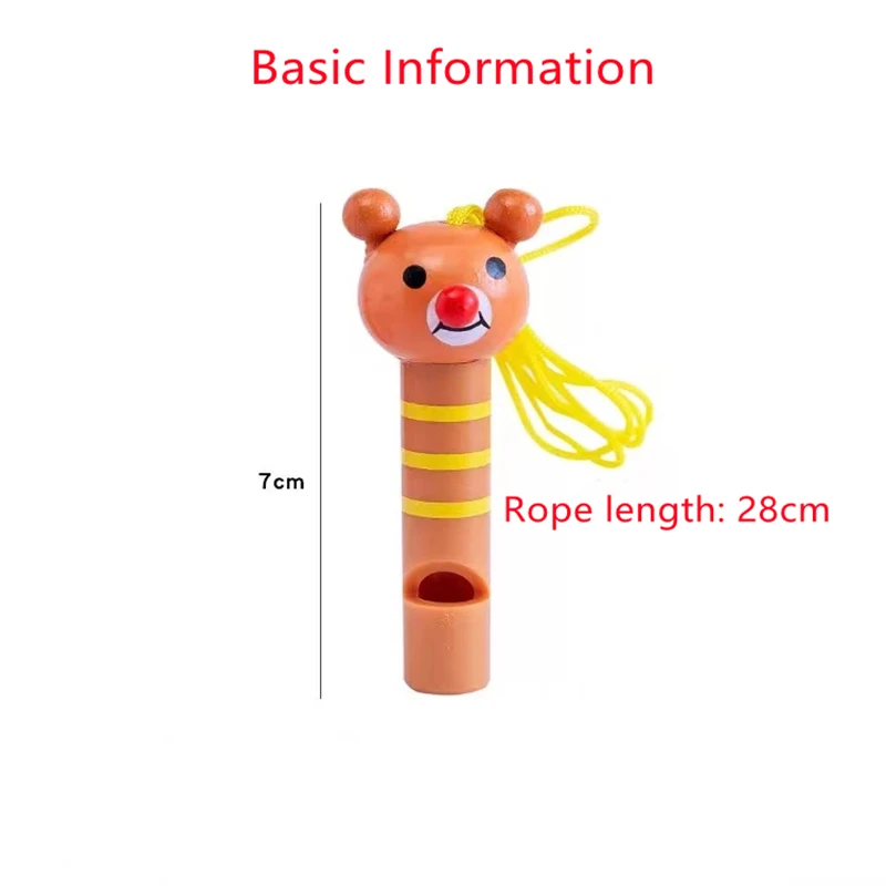 Mini multicolor wooden whistles kids birthday party favors decoration baby shower noise maker toys goody bags pinata gifts 20Pcs