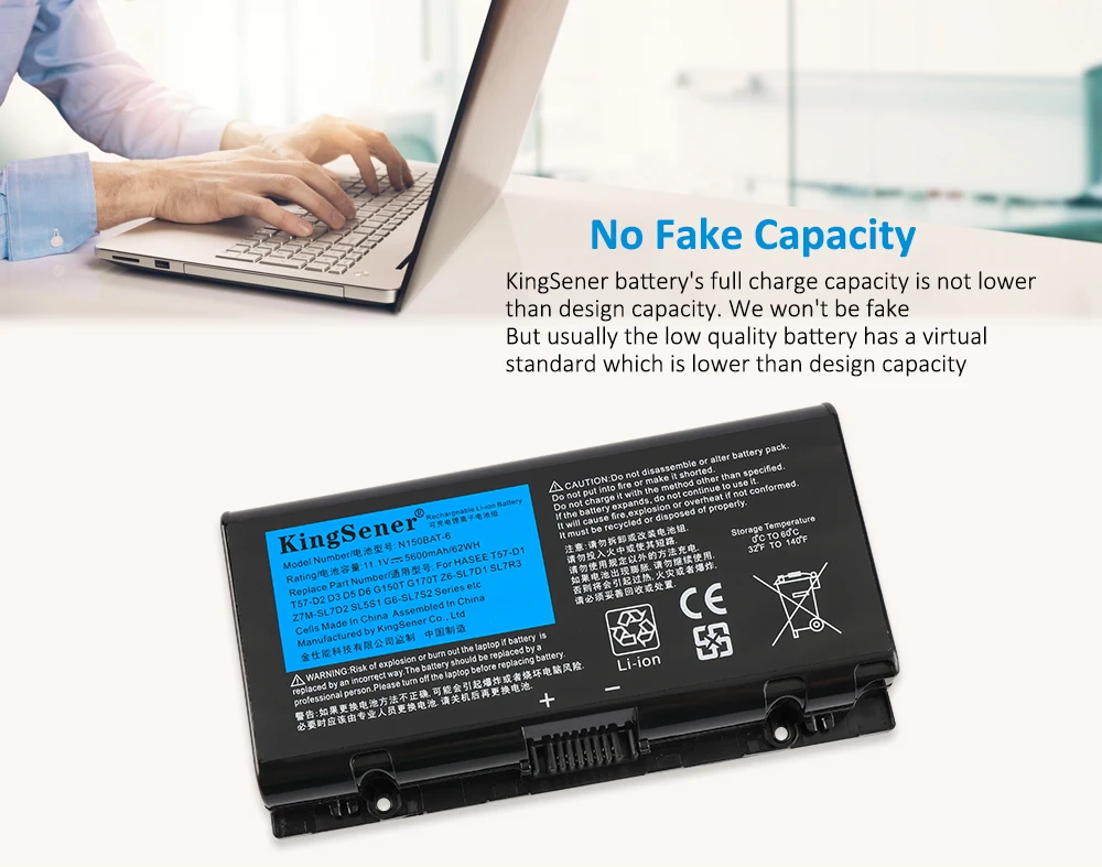 N151SD, N155S, 6-87-N150S-4292, 5600mAh, 62WH