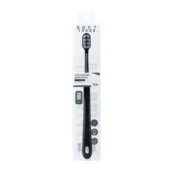 Ultra-Soft Bristle Toothbrush with Gentle Wave Design for Sensitive Gums - Adult Oral Care Essential (Black)