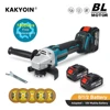 18V 125MM Brushless Angle Grinder Cordless Angle Grinder 4 Gears Variable Grinding Machine Cutting Woodworking Power Tool 1