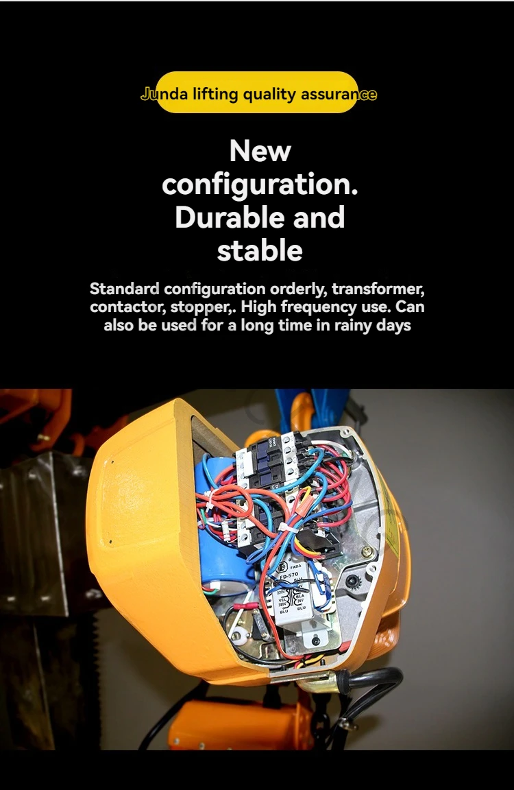 Electric hoist 220V 0.5T1 ton fixed operation lifting crane Chain Hoist Crane Fi