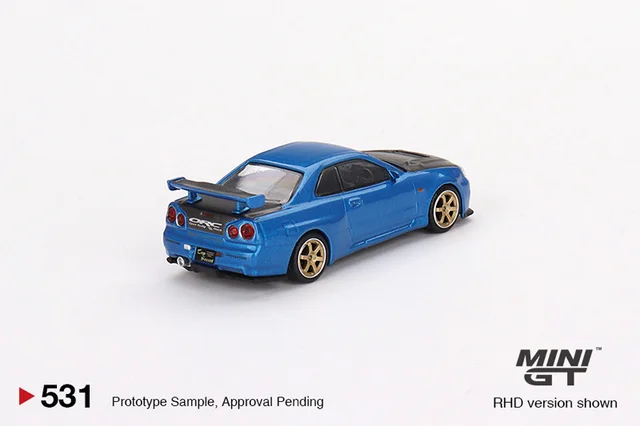 ミニカー MINI GT Top Secret Nissan Skyline GT-R Mini GT 1:64 Nissan Skyline GT-R (R34) Top Secret Bayside