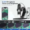 Digital Microscope Camera 3 In1 Type C USB Portable USB Handheld Microscopes For Soldering LED Magnifier Mobile Phone Repairing 2