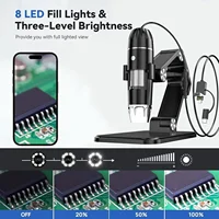 Digital Microscope Camera 3 In1 Type C USB Portable USB Handheld Microscopes For Soldering LED Magnifier Mobile Phone Repairing 2