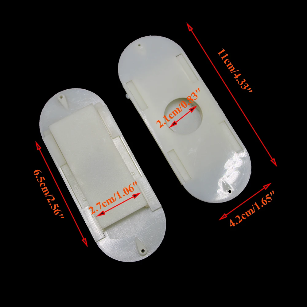 4PCS Porter Bee Escape Spring Round Hole One-way Valve Door Fast Clear Honey Supers Pass Through Plastic Crownboard Beekeeping