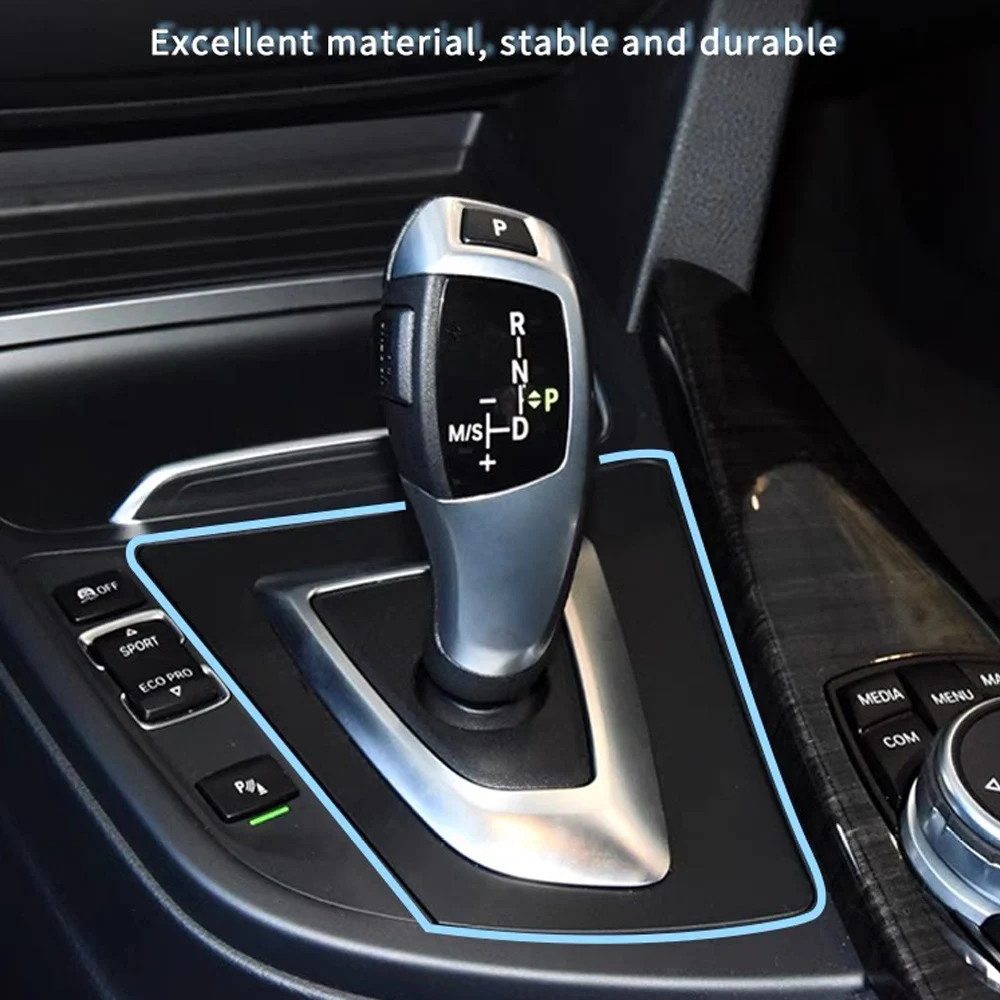 

1pcs For BMW 3 4 Series F30 F31 F32 F34 F35 Central Control Gear Panel Decorative Sticker Auto Accessories