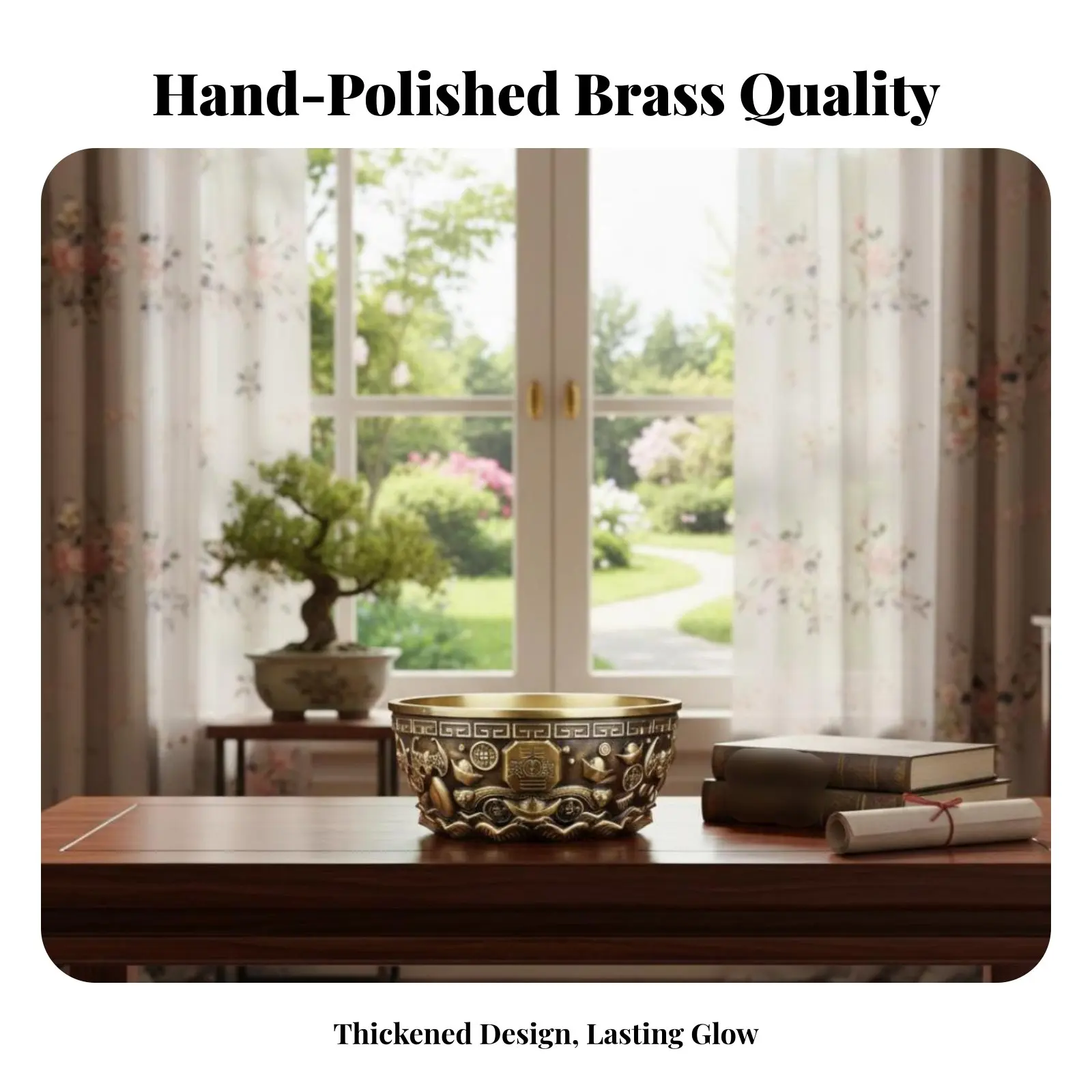 중국 보물통 풍요의 상징 풍수 보물 그릇 풍수 부자 그릇 가정, 사무실용 뛰어난 솜씨