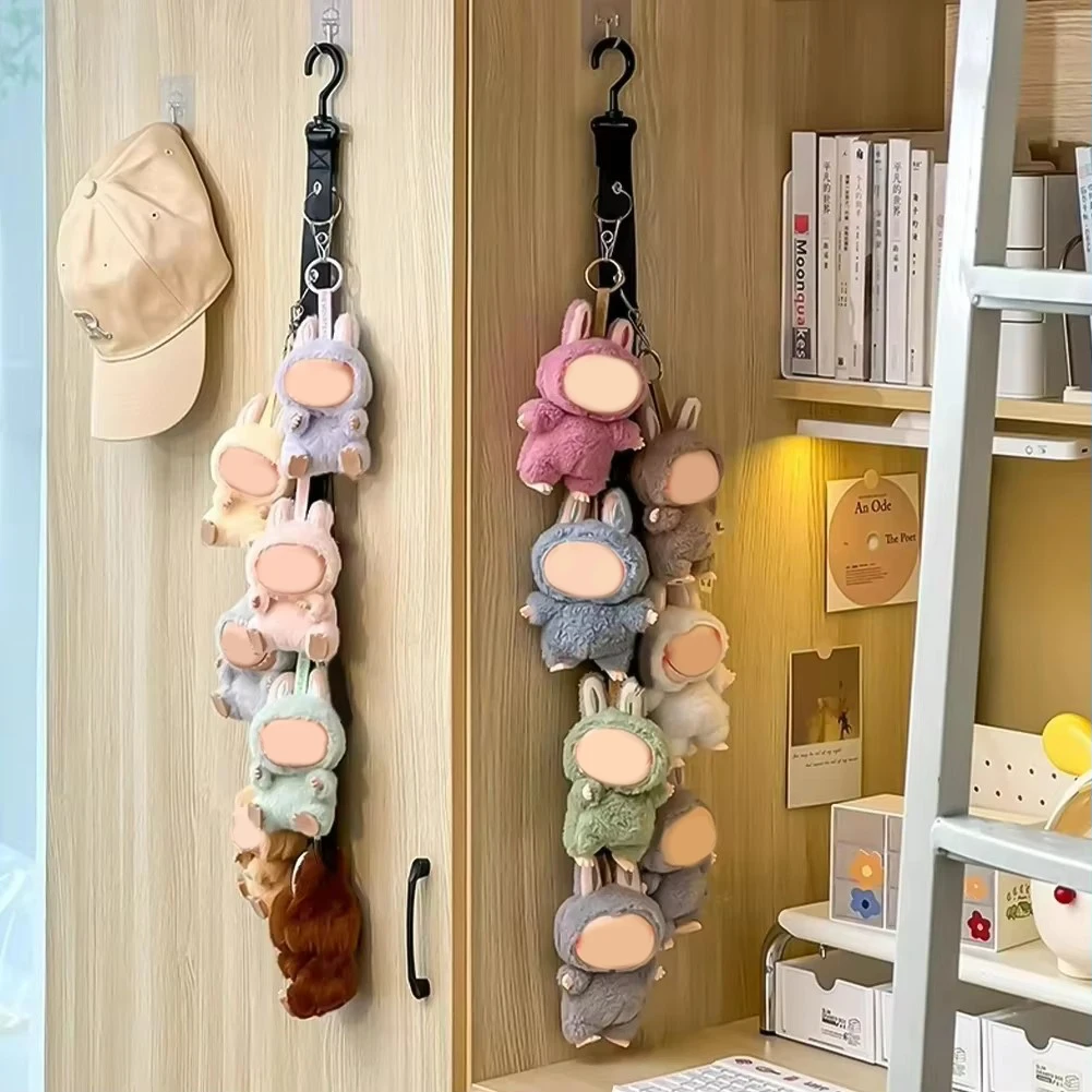 Doll Pendant Storage Rape Tool Cabinet Door Decor Accessories For Dolls Storage Bag With Hanging Hook Doll Pendant Storage Rope