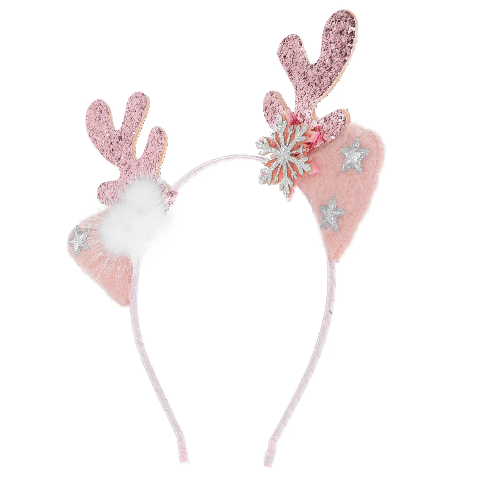

Christmas Hair Clips Headband Glitter Accessories Festival Decorative Headdress