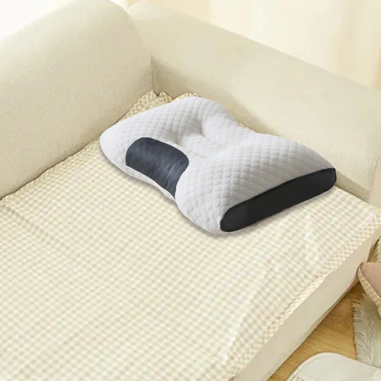 

Neck Support Pillow Soft Sleeping Pillow for Home Bedroom Side Back Sleepers
