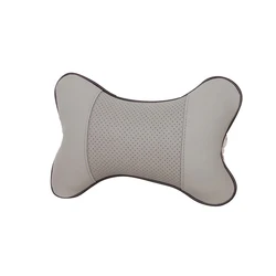 Car Neck Pillow Headrest Cushion - Universal Auto Seat Support & Comfort Accessory (Gray)