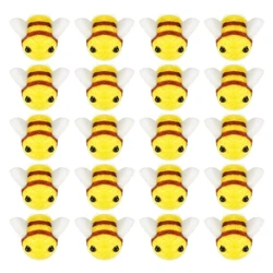 Q0KB Women Girls New Year Hanging Pendant Mini Ball Scarf Hat Decoration 20pcs