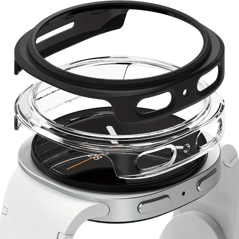 Set of 2 Matte Hard Protective Cases for Smartwatch - Hollow Out Design
