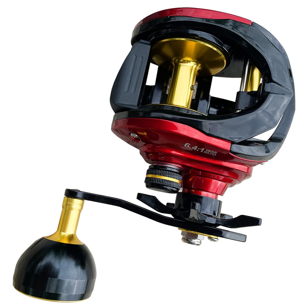 Ultra Light Baitcasting Fishing Reels Long Casting Carbon Frame 8+1BB 6.4:1 Gear Ratio Deep Spool Sea Jigging Fishing for Carp 3