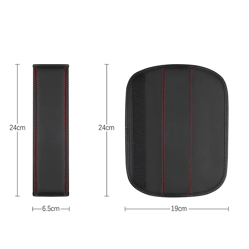 Car Seat Belt Shoulder Guard 2pc Adjustable Protection Pad For Fiat Abarth 595 Abarth 500 124 Spider