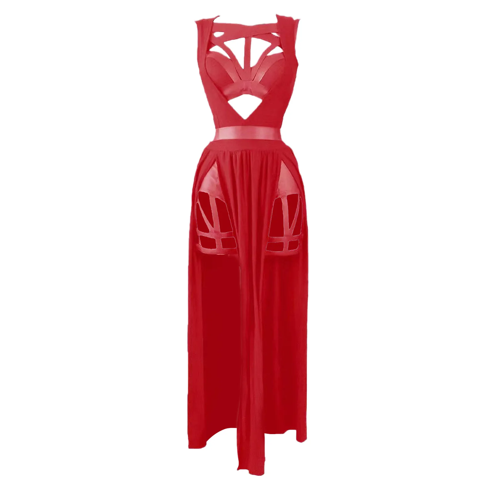 Frauen sexy exotische Aushöhlung Kleid Dessous Busen Kissen Porno hoch  geschlitzten Verband Bling eries BH Nachtwäsche Babydoll Nachthemden -  AliExpress
