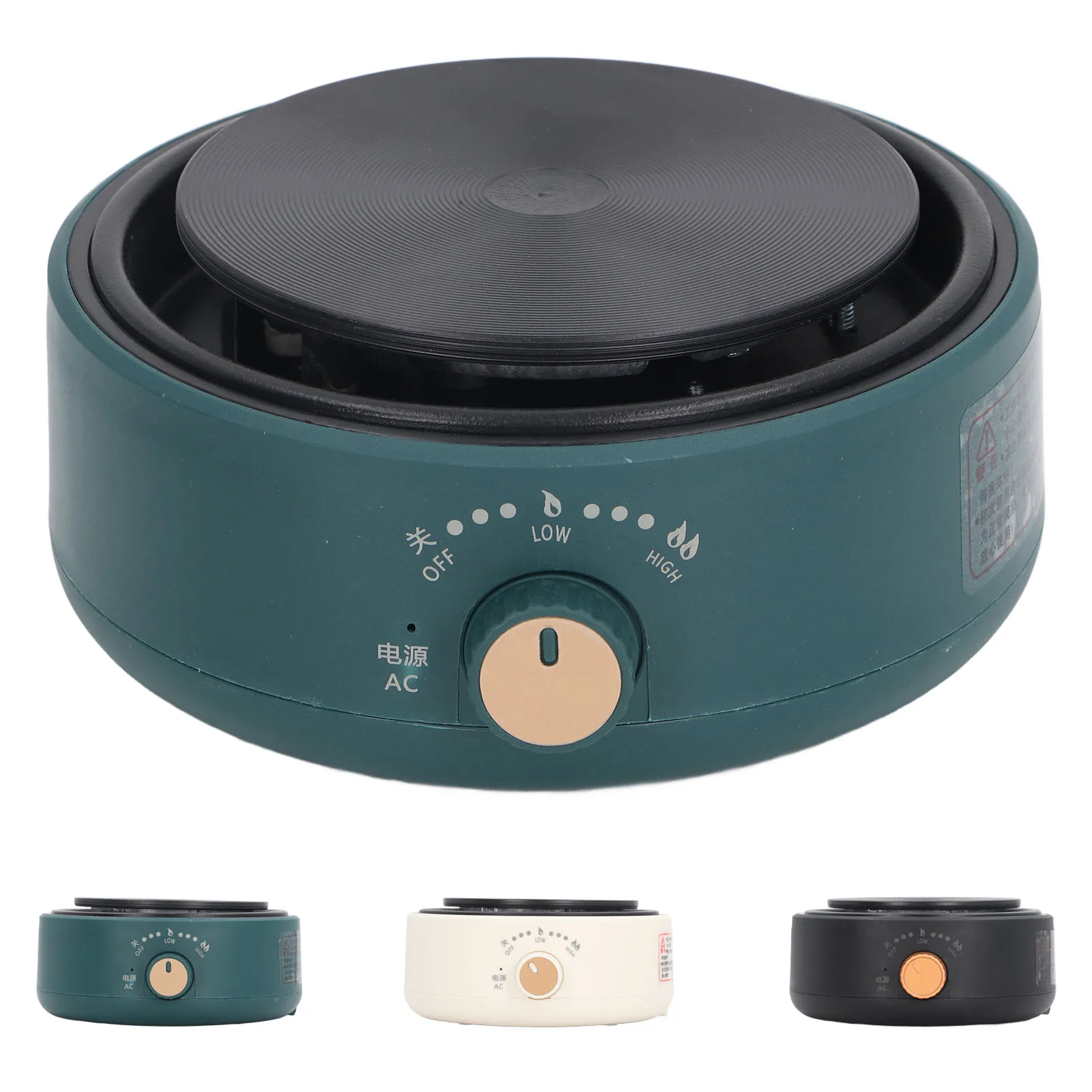 Countertop Single US Plug 110V 360 Deg Heating Multifunction Portable Electric Hot Plate Easy To Clean for Home