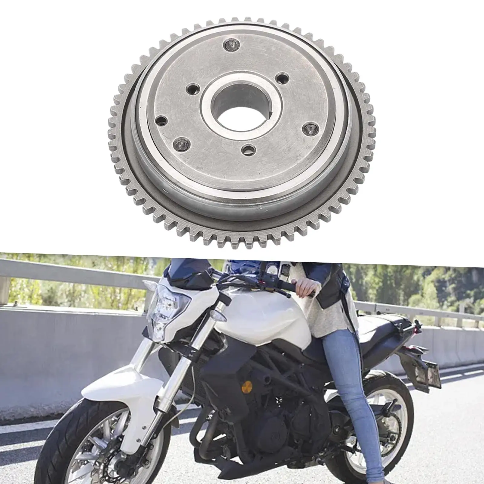 Starter Clutch Bearing Gear Alloy Steel Spare Parts for 150cc 125cc Gy6