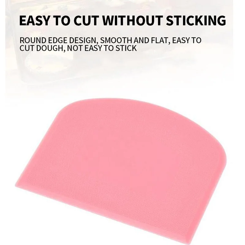 Plastic Dough Weight Cutter Cookie Fondant Bread Pizza Tools Spatula For Cake Butter Scraper Pastry And Bakery Kitchen Utensils