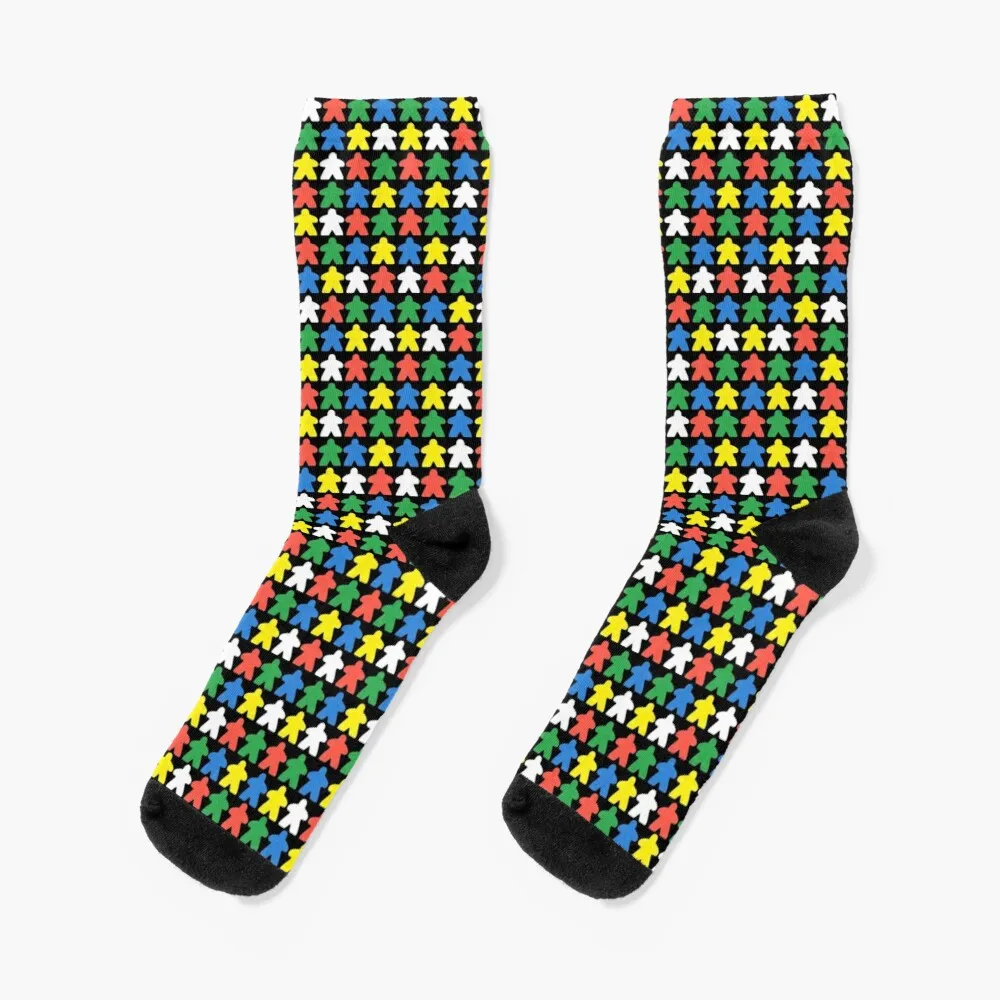 Boardgame: Meeples (from classics such as Carcassonne) Socks Black Socks кошелек chantaco classics lacoste nf3855kl