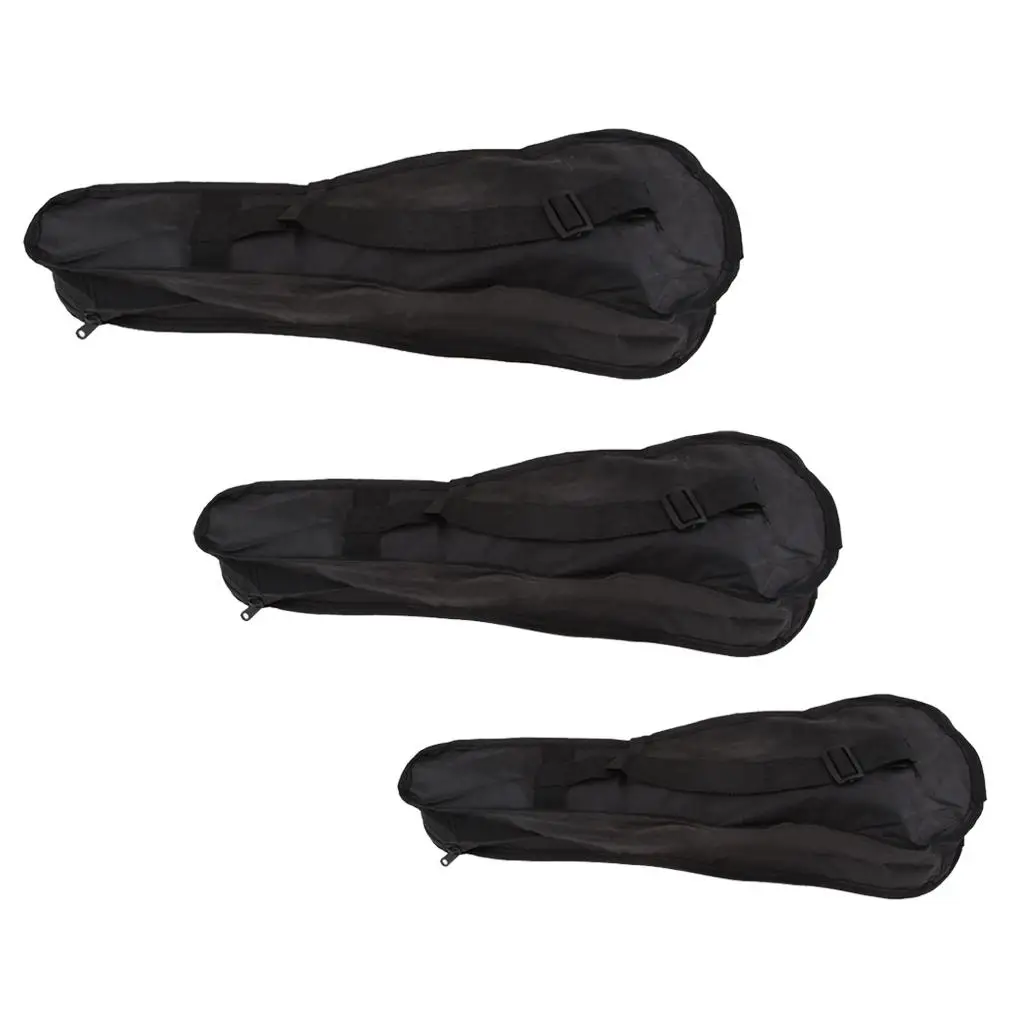 Tooyful 21/23/26 Inch Ukulele Guitar Waterproof Case Cotton Padded Large Capacity Carrying Bag