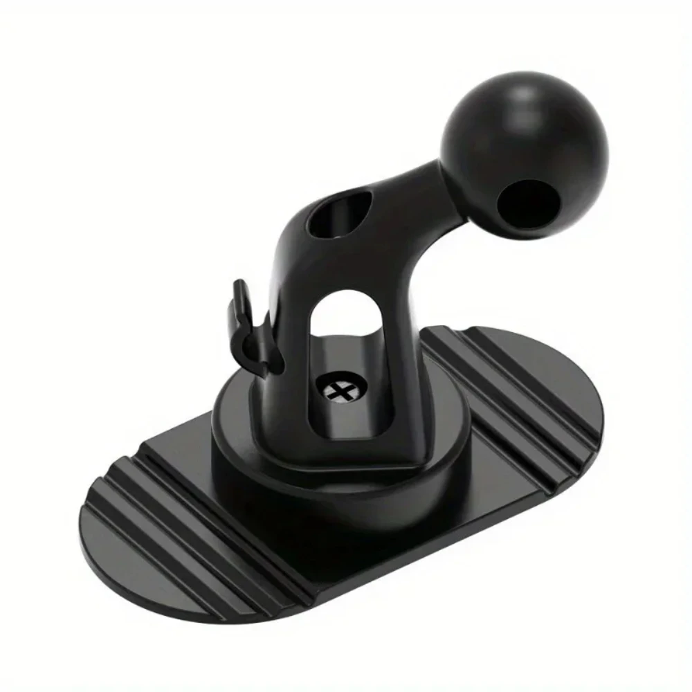 360 Degree Rotating Car Phone Mount 17mm Ball Joint Sticky Base Dashboard Holder with Wire Hook - High Quality 3M Adhesive