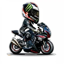 

Retro Race Stickers Laptop Decals Motor Pegatinas Waterproof Vinyl for Car Helmet Pitcher Wall Fridge Stationery Kk10cm