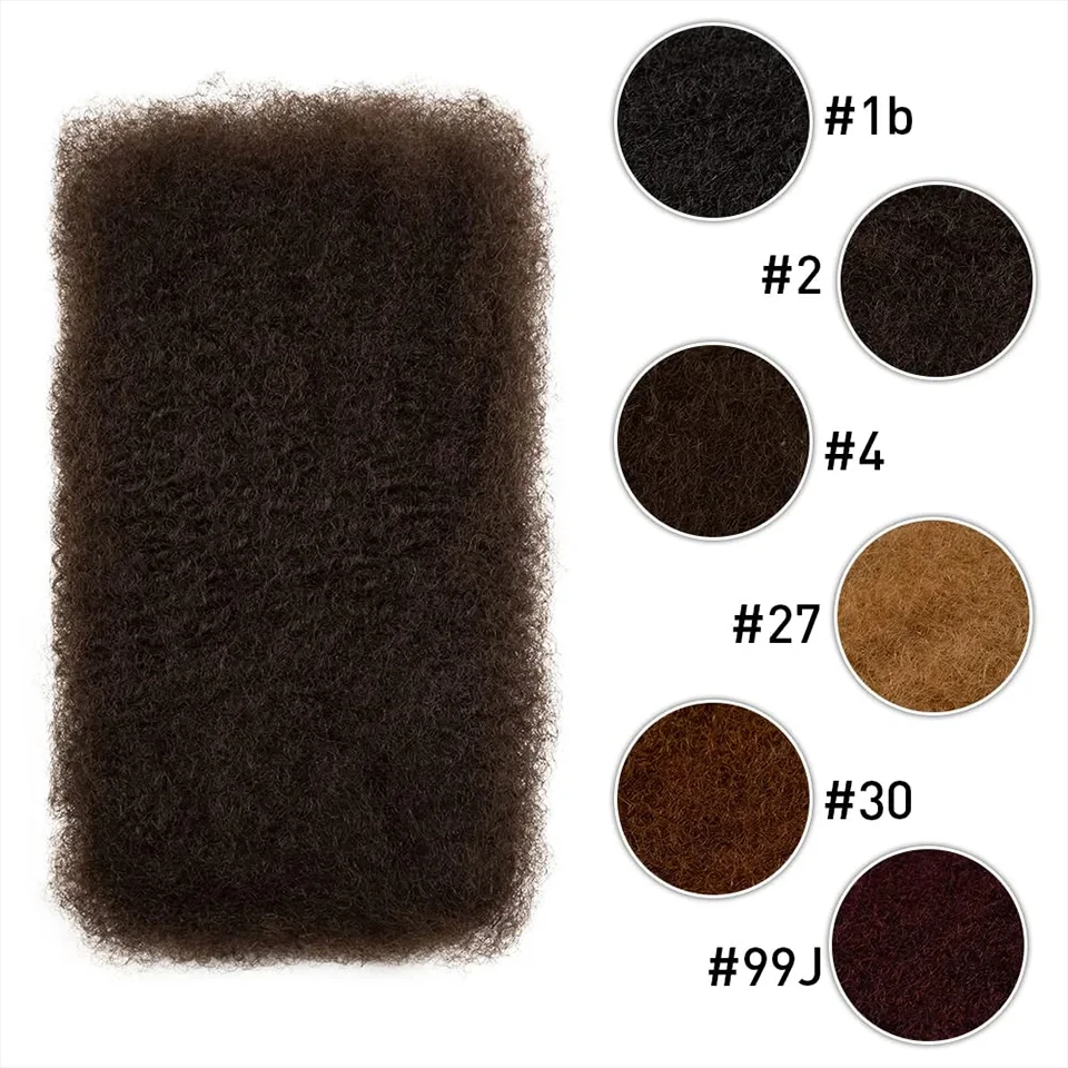 Brazilian Remy Hair Afro kinky Bulk Remy Bulk Hair Human Hair Extensions Human Hair For Braiding No Attachment For Braiding Dreadlock DIY Your