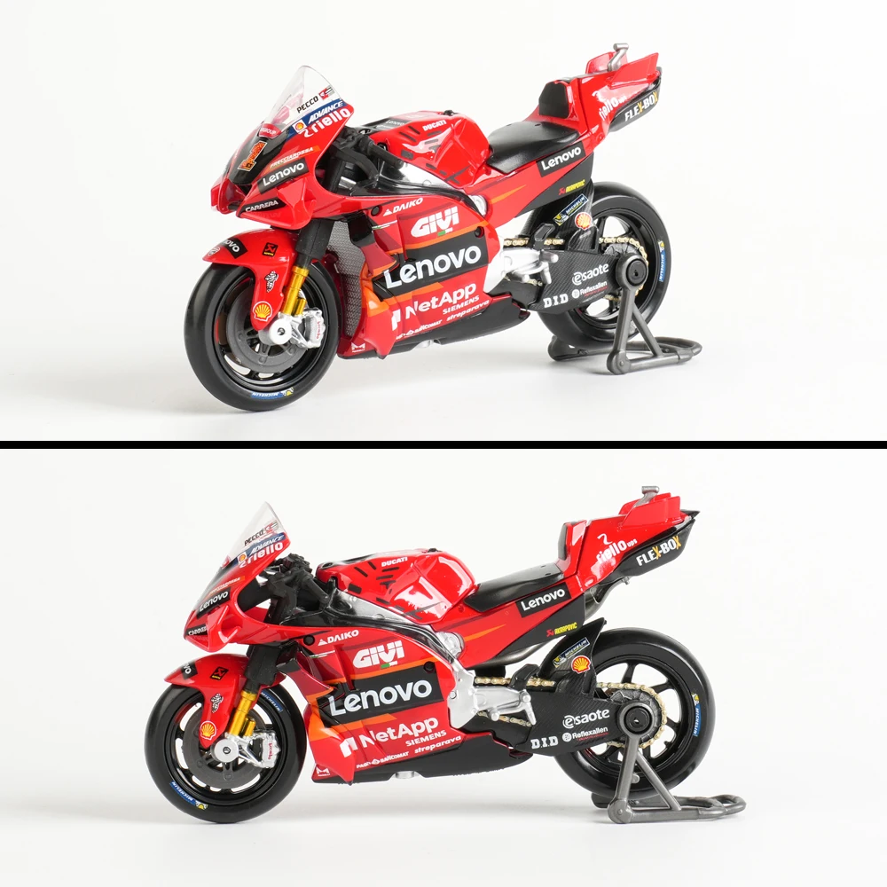 Maisto 1:18 GP Racing 2023 Ducati Lenovo Team Die Cast Vehicles Collectible Motorcycle Model Toys 5