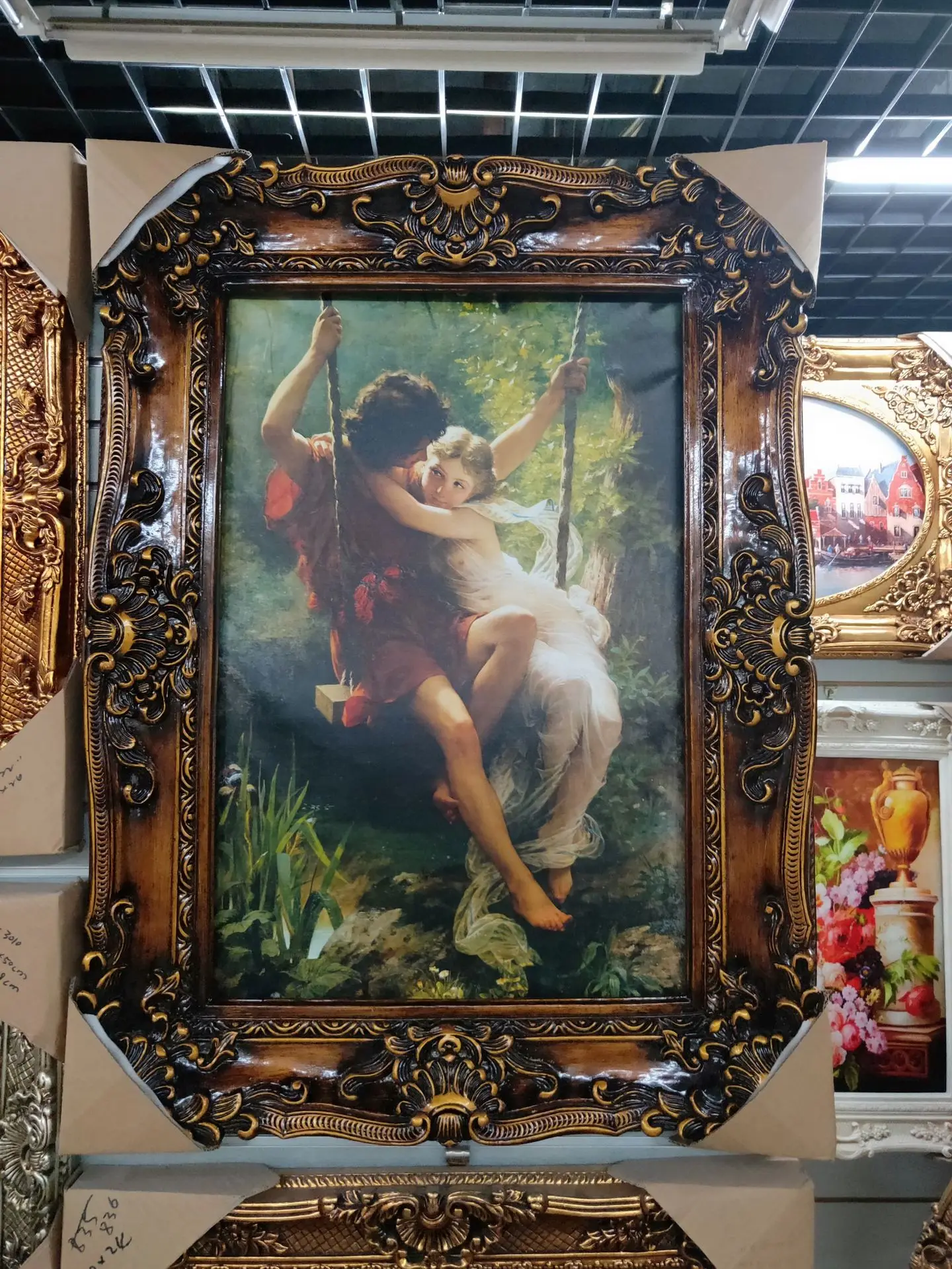 

Export European Oil Painting Frame Picture Frame Mirror Frame Wholesale Classical Oil Painting With Frame Relief Frame 24X36 Eur