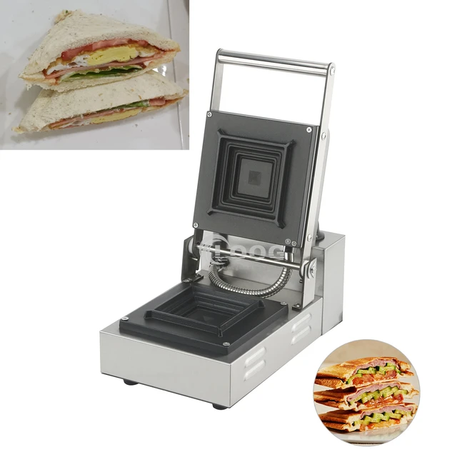 550W Electric Breakfast Machine Hot Pressed Sandwich Machine Panini  Portable Home Non-stick Double sides Heating Toaster 220V - AliExpress