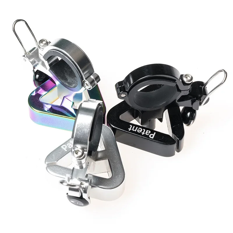 Aluminum Alloy Bicycle Bell with Flexible Mount and Triangle Design