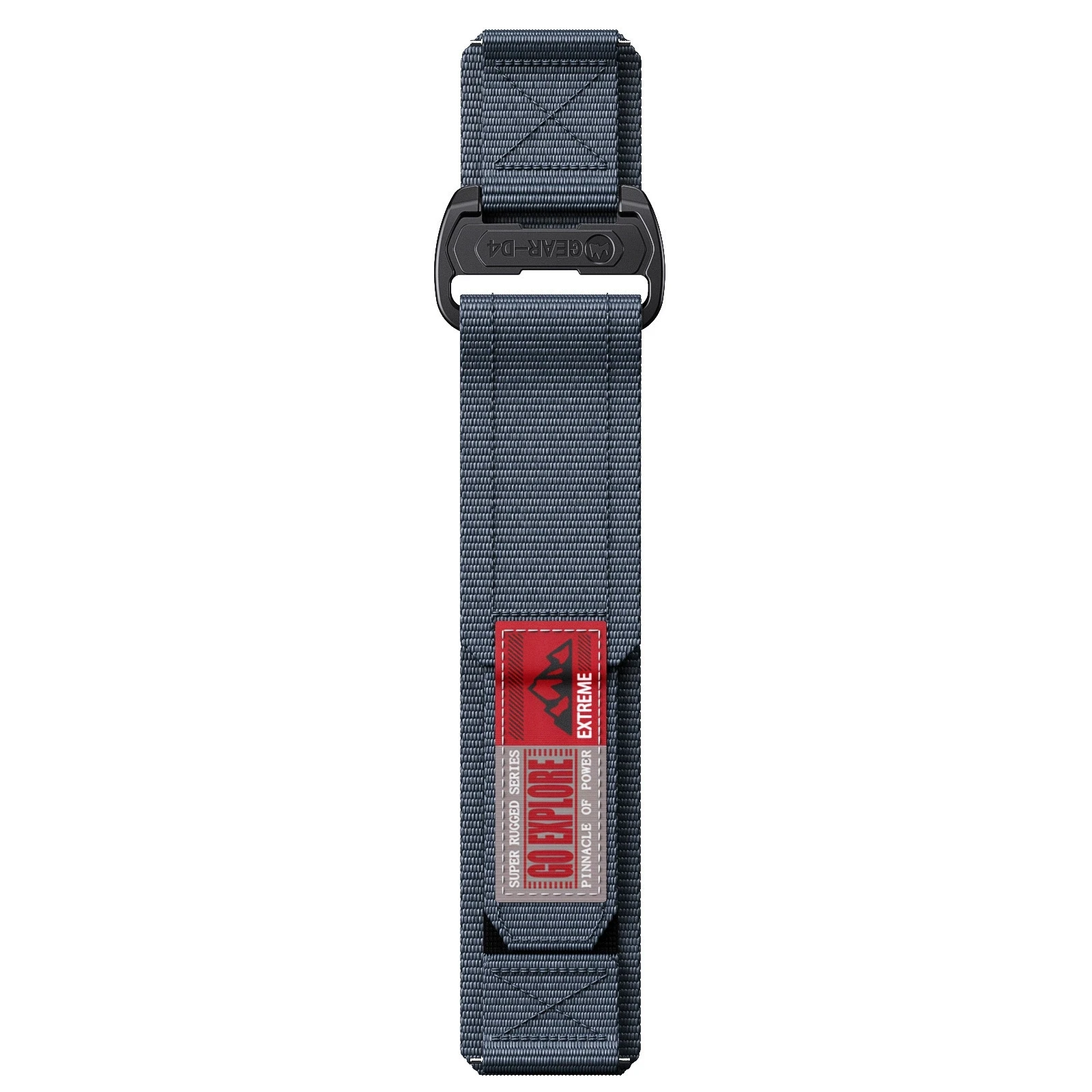 Durable Braided Nylon Sport Strap, 22mm - Rugged Outdoor Wristband