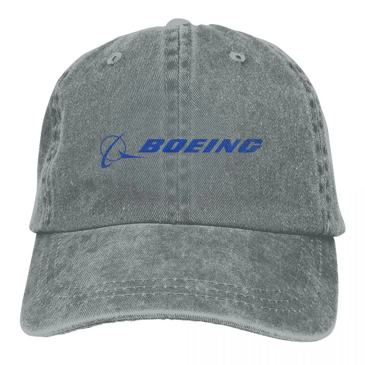 

Boeing Logo Merch Unisex Style Baseball Caps Distressed Washed Caps Hat Classic Outdoor Workouts Gift Snapback Cap