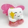 New kawaii Pink Tooth Fairy Plushies Toy Cartoon Soft Stuffed Funny Tooth Pillow Home Decor Birthday Gift for Children 6