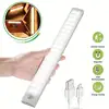 LED Night Light Motion Sensor Cabinet Light Wireless USB Rechargeable Lamp Cabinet Wardrobe Lamp Under Backlight For Kitchen 4