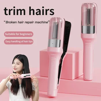 Tagliacapelli per capelli, rimozione divisa, secco, danneggiato, fragile, professionale, automatico, per tagliare i capelli senza fili da donna