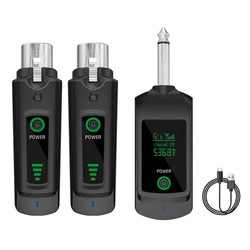 Wireless Microphone System with Handheld Dynamic Mic and UHF XLR Adapter (1 To 2 Original)