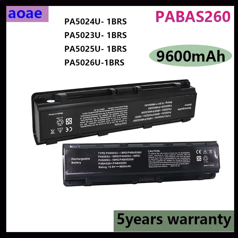 

Laptop Battery for Toshiba Satellite PA5024U-1BRS 5024 5023 C850 C855D PA5023U-1BRS PA5024 PA5023 PA5024U