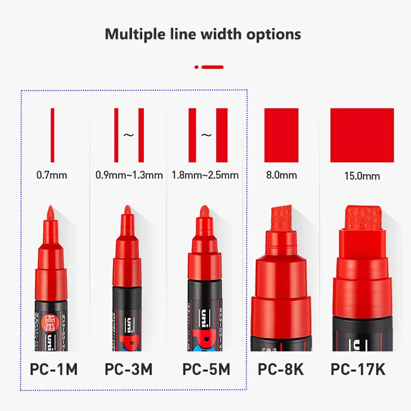 Posca 1pcs Acrylic Marker Professional Water-based Non-toxic Drawing Colors Pen, Art Student Artist Graffiti Japanese Stationery 2