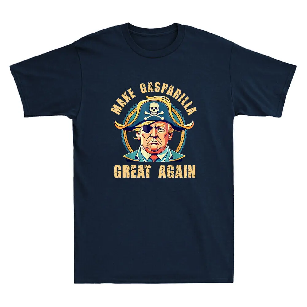 

Make Gasparilla Great Again 2024 забавная Цитата о президенте меме ретро унисекс футболка с принтом Лето Хлопок