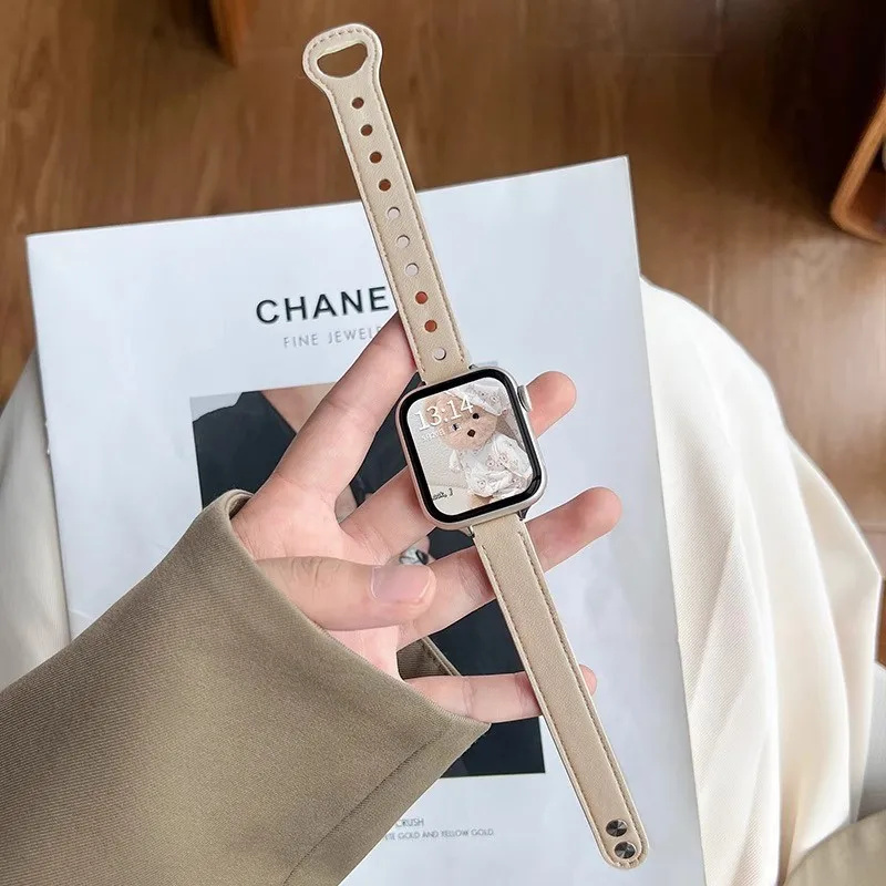 ตัวเลือกสินค้า สายหนังแท้สุดเท่ ใส่ได้ทุกรุ่น Apple Watch