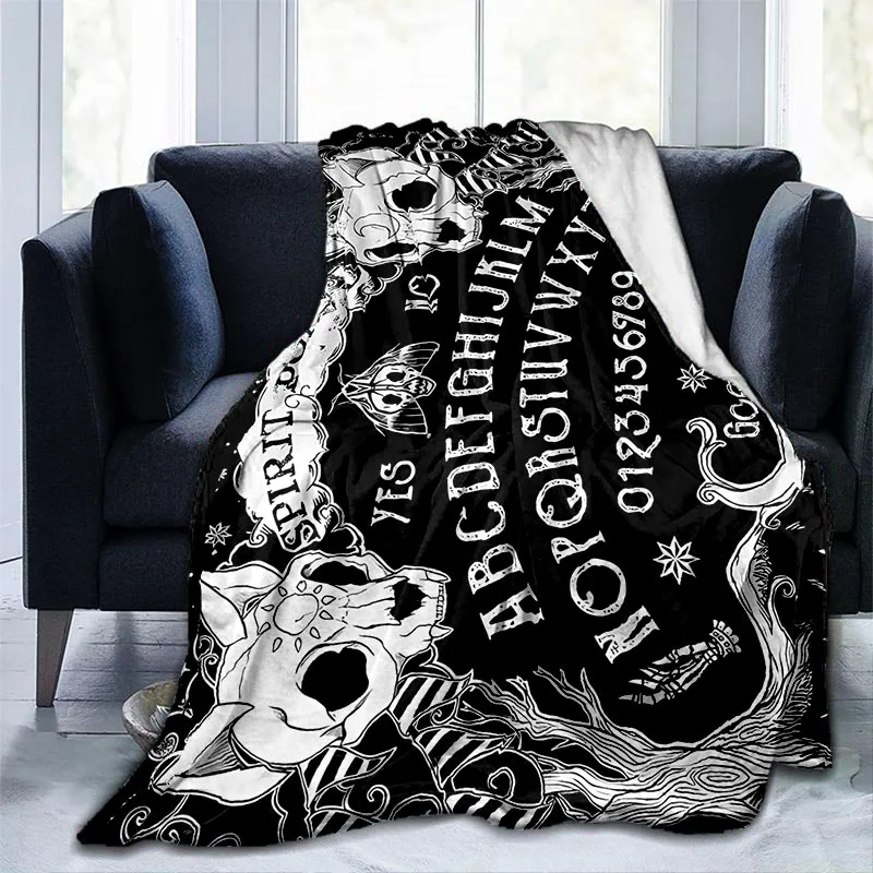Throw Blanket Witchy Premium Blanket Gothic Home Decor Blanket